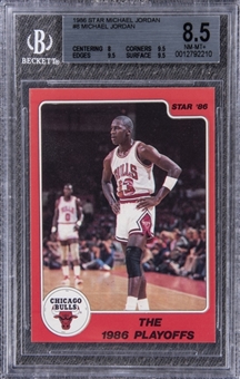 1985-86 Star "The 1986 Playoffs" #8 Michael Jordan - BGS NM-MT+ 8.5